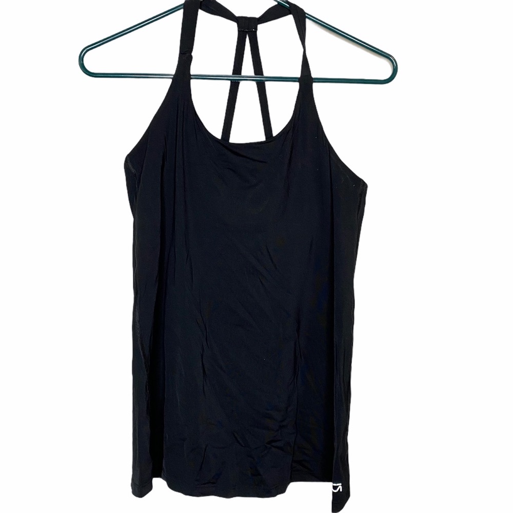GapFit Workout Top Open Back Built in Bra No Wire